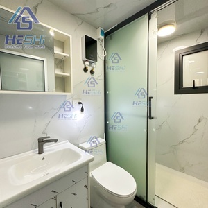 HESHi Modern Prefab Container House Rectangle Living Modular Home Gray Exterior With Windows - Product Image 5