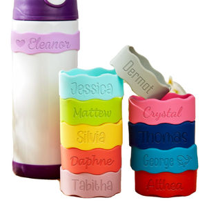2.3cm di larghezza 18cm di fascia per bottiglia perimetrale in Silicone nome bande per bottiglie di acqua etichette etichette per feste sportive - Product Image 1