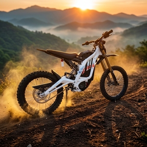 Moto tout-terrain Surron Light 72V avec batterie au lithium 10KW, système hydraulique complet, moteur haute puissance 10kw offrant une performance exceptionnelle - Product Image 6