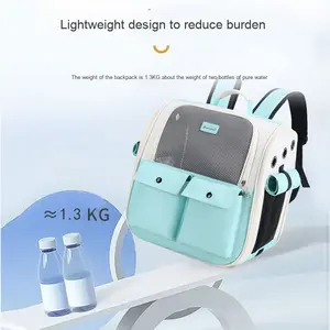 Fabrika doğrudan tedarik büyük kapasiteli kedi sırt çantası taşıyıcı Oxford evcil hayvan sırt çantası torba omuzdan askili çanta sırt çantası köpekler kediler - Product Image 4