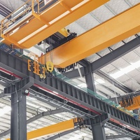 Guindaste de Ponte Tipo Gancho Estilo Chinês Wanlong 500 Toneladas com Engrenagem, Vão de 35,5M, Altura de Elevação de 29M, Origem Shandong