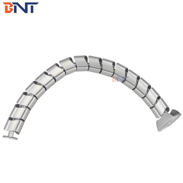 BNT Adjustable Length Cable Grommet Hidden Cable Design Under Office Desk Snake Management Wiring Accessories