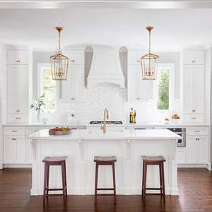 Muebles de Cocina Modernos de Alta Gama, Diseño Personalizado para Villas, Gabinetes de Cocina Modulares Modernos con Lacado Blanco - Product Image 2