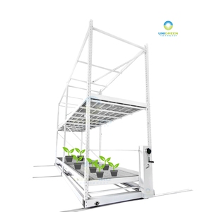 Mobile Vertikale Indoor-Anbauregale, 2-Ebenen-Mehrspänner-System für Medizinalpflanzen, Kommerzielle Hydroponik-Regale mit Belüftungssystem - Product Image 4