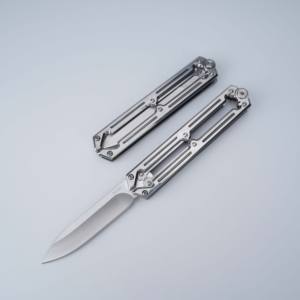 <strong>Butterfly</strong> <strong>Trainer</strong> <strong>Knife</strong> 420 Sharp Blade DIY Multi-Functional Folding Practice Camping Utility <strong>Knife</strong> - Product Image 1
