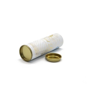 Biodegradable Customized Food-grade Paper Cans Health Supplements Round Paper Canister for Capsules <b>Gummy</b> <b>Candy</b> Packaging - Product Image 5