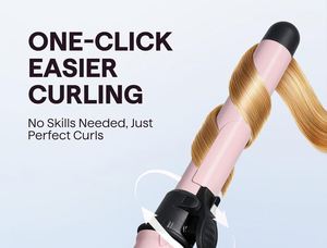Fer à boucler professionnel 3-en-1 : Styler, Onduleur et Bigoudi Rotatif Électrique Automatique avec Chauffage PTC et Revêtement Tourmaline - Product Image 2