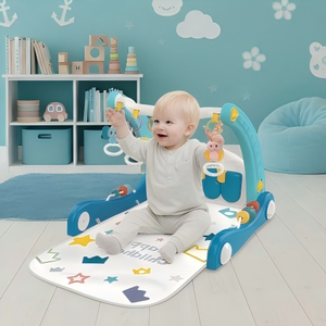 Alfombra de Juego Multifuncional 2 en 1, Andador y <span class=keywords><strong>Gimnasio</strong></span> de Actividades con Piano para Bebés, Juguete Musical de Plástico ABS, 0-24 Meses - Product Image 5