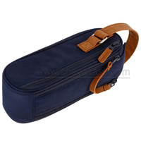 Sac de rangement pour boules de pétanque en nylon rembourré durable avec poignée en cuir