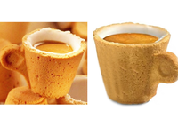 Machine à crème glacée molle cône gaufrette faisant la machine petit fabricant de tasses à café comestibles gaufre tasse à thé fabricant de biscuits