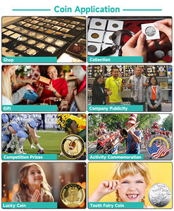 Sıcak satış toptan altın paralar özelleştirilmiş 3D deniz organizma hediye koleksiyonu sikke özel damgalama meydan Metal sikke köpekbalığı - Product Image 6