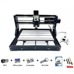 Mini machine de gravure laser CNC 3018 PRO 3 axes 5,5W, zone de gravure 300x180mm, vitesse 5000mm/min pour acier inoxydable, acrylique, bois - Product Image 3