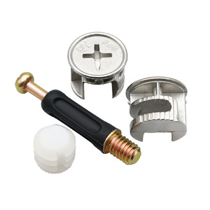 Shengyuan 888 Nickel Three In One Connector Zinc Alloy Furniture Fastener For <b>Cabinet</b> Wardrobe Assembly - Product Image 4