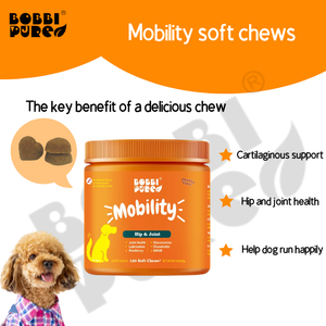 Supplément naturel pour les hanches et les articulations pour chiens 120Ct à mâcher doux avec chondroïtine et MSM supplément d'arthrite pour animaux de compagnie - Product Image 2