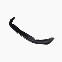 Divisor de Parachoques Delantero Negro Brillante ABS para Volkswagen Polo AW MK6 2018 2022
