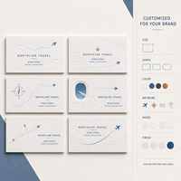 Tarjeta de Visita Moderna con Relieve en Relieve, Impresión Personalizada con Nombre e Información de Contacto para Agencia, Estudio, Hostelería, Consultoría, Marca