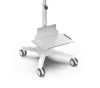 Chariot médical mobile universel avec support pour échographe Doppler couleur, garantie 1 an