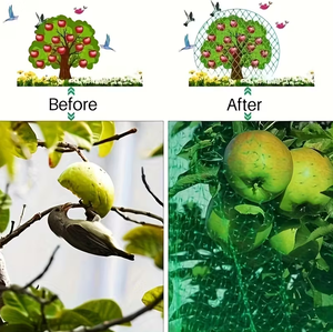 Rete Antiuccelli Verde per Giardino, Rete per Alberi da Frutto, Protezione per Frutteti - Product Image 4