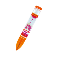 Stylo à bille promotionnel de conception de nouveauté avec le mouvement de gouttelettes stylos liquides colorés de minuterie cadeau parfait Fidget Pen