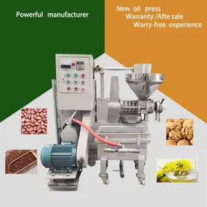 Mesin Pres Minyak Plam, Mesin Pres Minyak Rapeseed Kelapa Sawit Teh Kacang Mesin Pengolahan Minyak untuk Dijual