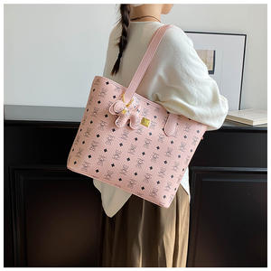 Sac à main de luxe pour femmes, imprimé rétro, en PU de haute qualité, grande capacité, fermeture éclair, doublure en polyester, toutes saisons - Product Image 3