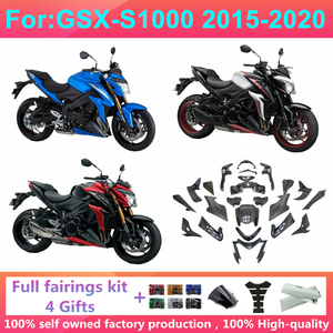 Kit de carénage complet moulé par injection pour moto, compatible avec GSX-S1000 2015 2016 <span class=keywords><strong>2017</strong></span> 2018 2019 2020 <span class=keywords><strong>GSXS</strong></span> 1000 GSXS1000 - Product Image 1