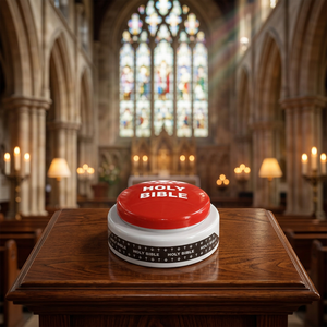 Lecteur <span class=keywords><strong>audio</strong></span> biblique portable à bouton unique, lecteur de versets faciles à utiliser, appareil <span class=keywords><strong>audio</strong></span> chrétien, lecteur <span class=keywords><strong>audio</strong></span> apaisant des versets bibliques - Product Image 1