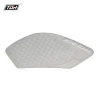 Almohadilla Antideslizante Universal de PVC para Tanque de Combustible de Motocicleta, Color Blanco Lechoso, 280x110mm, Personalizable