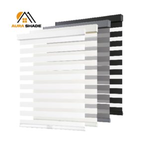 Mode tirai Zebra lapisan ganda pabrik penjualan langsung Model Manual tali kontrol pemadaman untuk Windows kantor atau rumah - Product Image 5