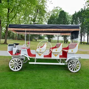 Kereta Kuda maraton kereta Sulky mewah unik untuk dijual kereta tamasya gaya Eropa