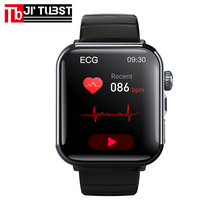 Reloj Inteligente F330 Cuadrado de Acero Inoxidable con ECG, Monitor de Actividad Física, Asistente de Voz, Control de Salud Respiratoria, Monitor de Frecuencia Cardíaca, IP68