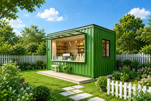 Casa Container Pieghevole 20ft 40ft Direttamente dalla Fabbrica, Prefabbricata, Portatile, Mobile, per Caffetteria, Personalizzabile, a Basso Costo - Product Image 5