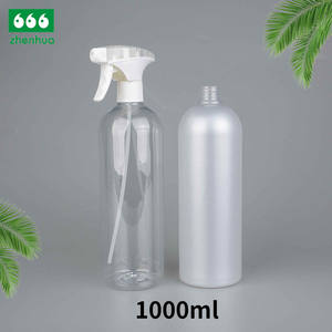 Flaconi Spray in plastica PET di grande capacità da 1000ml PCR flacone per lozione con tappi di bottiglia personalizzabili - Product Image 4