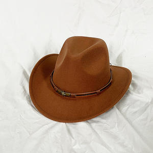 Blaze <span class=keywords><strong>Crushable</strong></span> keçe <span class=keywords><strong>Stetson</strong></span> turuncu kovboy şapkası partiler için çok yönlü iş rahat ve açık sahneler - Product Image 3