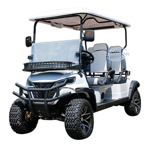 Voiturette de golf électrique classique de luxe homologuée pour la route, idéale pour les centres de villégiature et les terrains de golf - Product Image 3