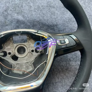 Volante de cuero completo modificado Lenkrad personalizado para VW Volkswagen Golf 8 <span class=keywords><strong>R</strong></span> MK8 Gti <span class=keywords><strong>Arteon</strong></span> Tiguan Touarge - Product Image 4