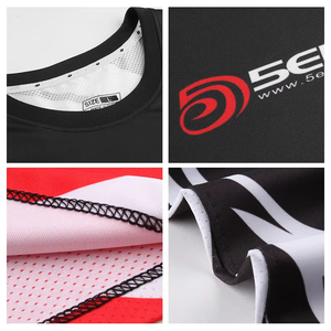 เสื้อเจอร์ซีย์พิมพ์ลายซับลิเมชัน DIY สีดำชุดกีฬาชุดกีฬาชุดกีฬาชุดกีฬาชุดกีฬาโลโก้ต่อสู้คลับ - Product Image 3