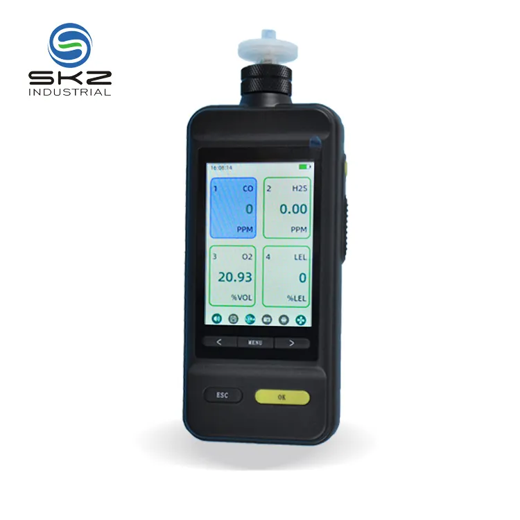 Écran couleur SKZ1050E-N2 d'azote Analyseur de gaz N2 d'azote Test et mesure d'azote