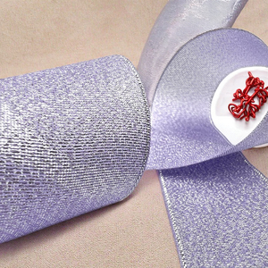 Hot Bán Nhiều Màu Long Lanh Dệt Thân Thiện Với Môi Vải Cuộn 40Mm Khá Sáng Bóng Chất Lượng Tốt Nhất Cho Túi Xách Giày Lễ Hội Đảng Quà Tặng - Product Image 2