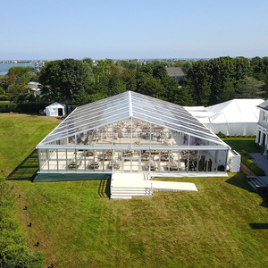 20x50m 1000sqm 800 chỗ ngồi marquee trong suốt PVC Bìa nhôm khung đám cưới bên tán - Product Image 2