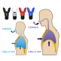 Expansor de Capacidad Pulmonar Ajustable y Personalizado, Entrenador de Respiración para Deportistas, Uso Doméstico