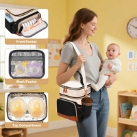 Sac isotherme portable double couche pour lait maternel, prix d'usine, pour les mamans qui allaitent et les garderies