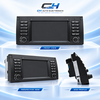 Pour BMW Série 5 E39/X5 E53/M5 1996-2003 Autoradio Carplay Android Auto avec TV et navigation GPS sur tableau de bord sans RDS stéréo