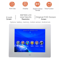 Toko Ritel Desktop LCD Iklan Pemain 8 Inch Film Video Loop Bermain Elektronik Digital Photo Frame