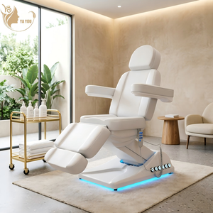 <span class=keywords><strong>Lit</strong></span> de massage moderne 3/4 moteurs avec accoudoirs, chaise de massage électrique de luxe pour salon de beauté, esthéticienne, spa médical - Product Image 1