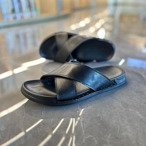 Sandales et Tongs d'été en Cuir Véritable pour Hommes 2026 – Qualité Supérieure, Style Tendance en Cuir de Vachette - Product Image 6