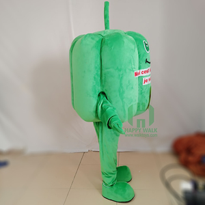Pimienta verde dulce y verdura personalizada, traje de mascota con Logo de dibujos animados para adultos - Product Image 2