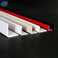 Protections d'angle murales en PVC blanc BST, profilé en L, angle droit, section transversale à 90 degrés, extrusion de protection