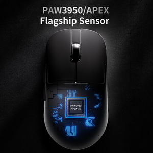 เมาส์เกมมิ่งไร้สาย Aj159 โหมดสามรูปแบบ ไฟ RGB ด้านหลัง พร้อมเซ็นเซอร์ Paw3950 ออกแบบมาสำหรับเกมเมอร์ Ajazz - Product Image 5
