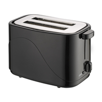 Petit four grille-pain électrique avec contrôle de brunissage et bouton d'annulation, capacité 2 tranches, puissance 700W, fonction de cuisson